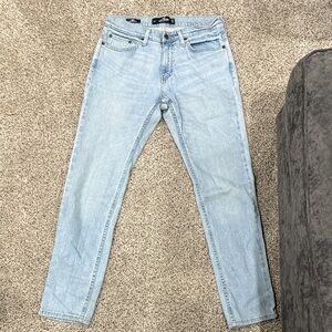 Hollister Men's Slim Jeans in Light Blue Size 28X30 smoke free home